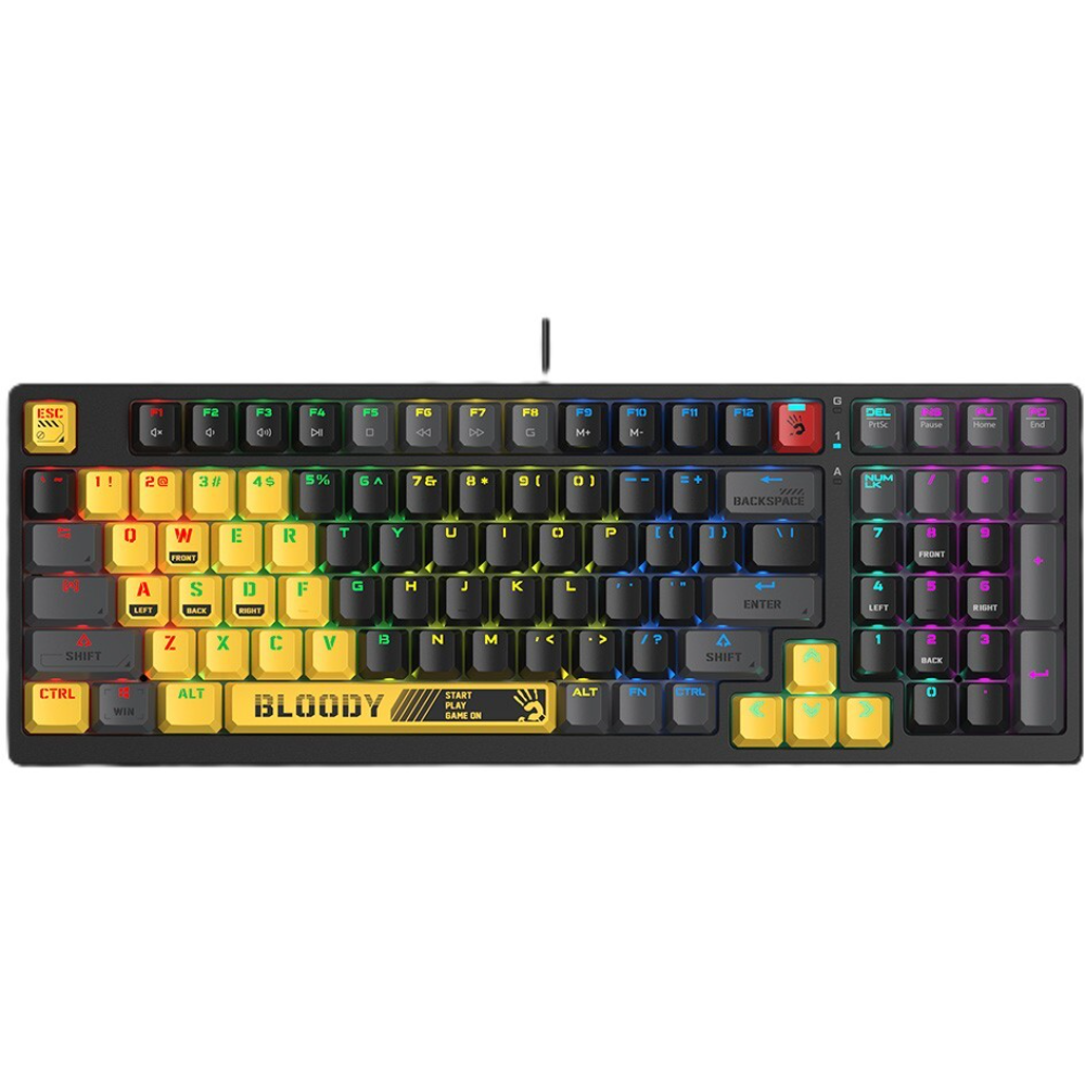 bloody-s98-rgb-mechanical-gaming-keyboard-sports-lime - MegaComputer.pk Bloody S98 RGB Mechanical Gaming Keyboard – Sports Lime