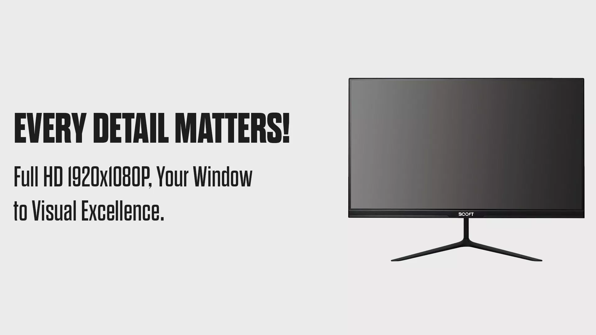 Boost Adonis 24' 1920x1080 IPS 1ms 165hz Free-Sync G-Sync Gaming Monitor