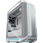 cooler-master-cosmos-c700m-white-e-atx-full-tower-curved-tem - MegaComputer.pk Cooler Master Cosmos C700M White E-ATX Full-Tower, Curved Tempered Glass Panel, iser Cable PCIe 4.0, Flexible Interior, Diverse Liquid Cooling Layout, Type-C, Customizable ARGB