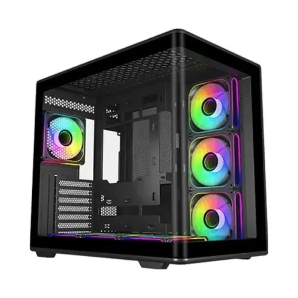 cooler-master-elite-600-panoramic-atx-mid-tower-case-pre-ins Cooler Master Elite 600 Panoramic ATX Mid Tower Case, Pre-installed 4x ARGB Fans – Black