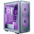 cooler-master-masterframe-500-mesh-argb-eatx-mid-tower-case-1 - MegaComputer.pk Cooler Master MasterFrame 500 Mesh ARGB EATX Mid Tower Case Pre-installed 2x 200mm SickleFlow/1x 120mm ARGB Fans – Silver