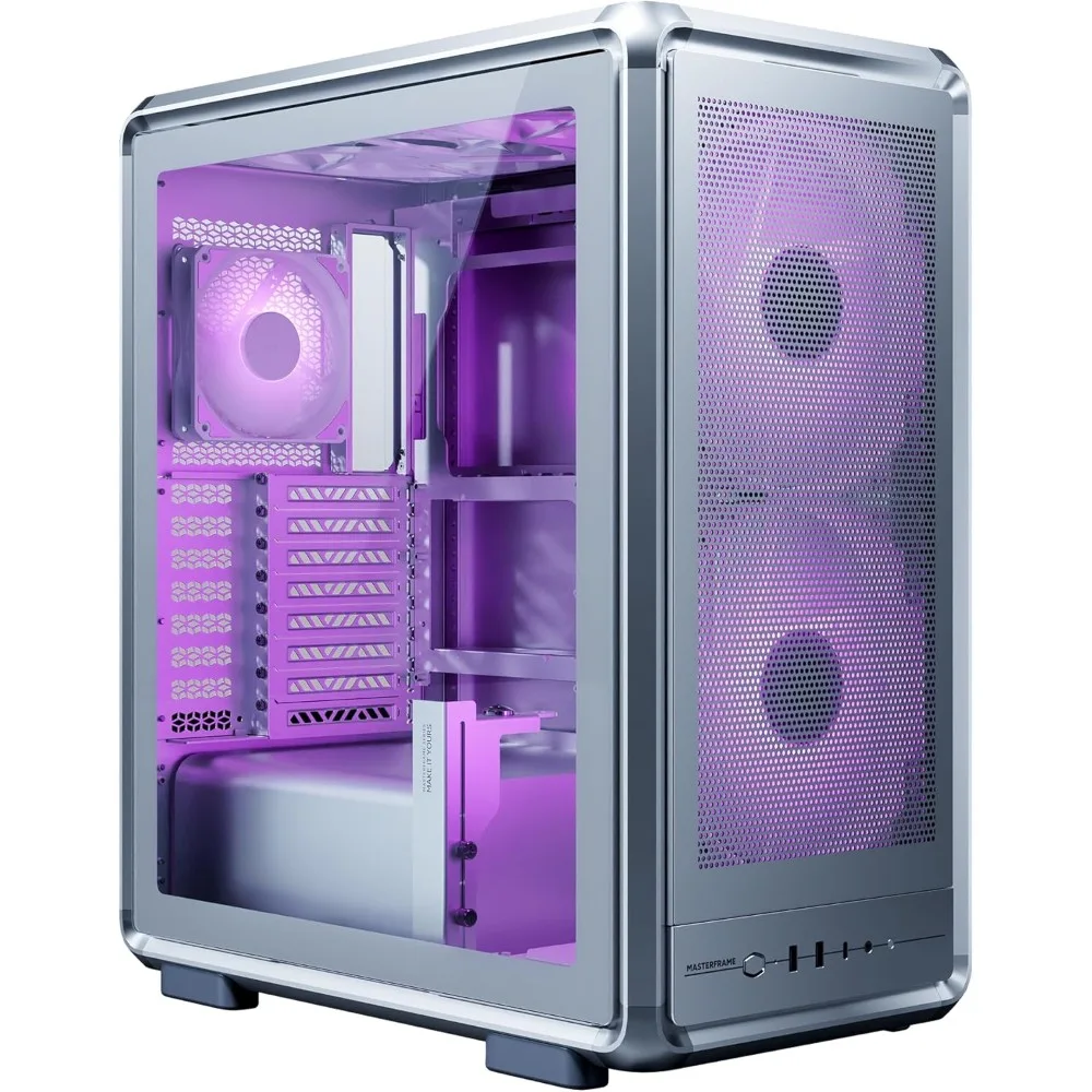 cooler-master-masterframe-500-mesh-argb-eatx-mid-tower-case-1 - MegaComputer.pk Cooler Master MasterFrame 500 Mesh ARGB EATX Mid Tower Case Pre-installed 2x 200mm SickleFlow/1x 120mm ARGB Fans – Silver
