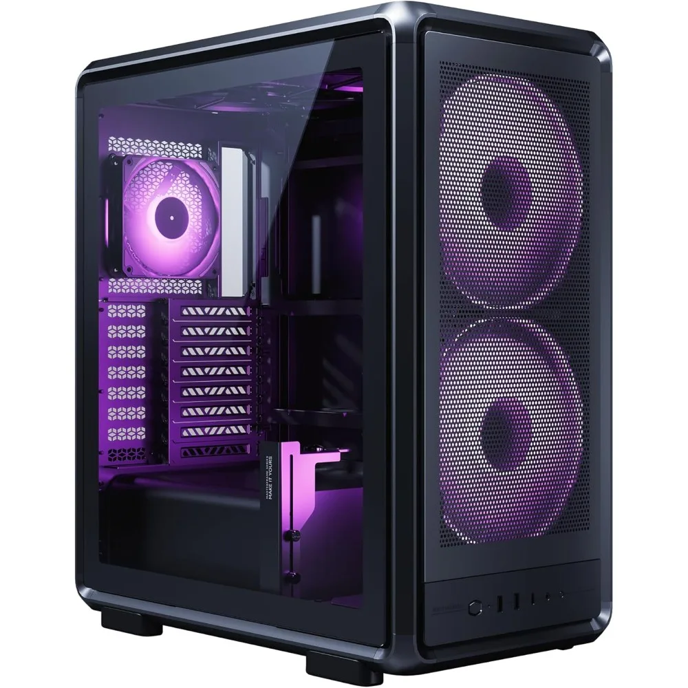 cooler-master-masterframe-500-mesh-argb-eatx-mid-tower-case - MegaComputer.pk Cooler Master MasterFrame 500 Mesh ARGB EATX Mid Tower Case Pre-installed 2x 200mm SickleFlow/1x 120mm ARGB Fans – Black