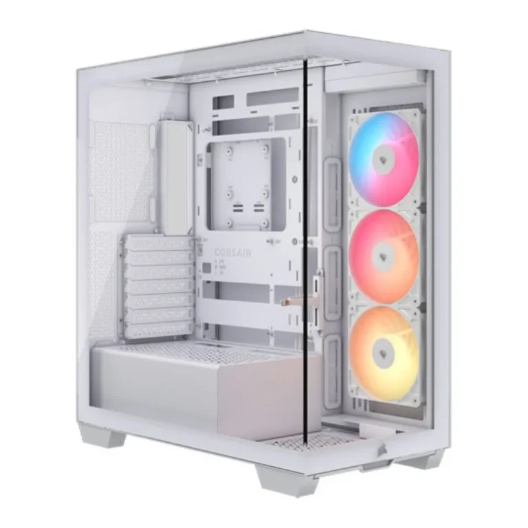 Corsair 3500X LX-R ARGB iCUE Link Tempered Glass Mid Tower PC Case – White