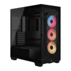 Corsair 3500X LX-R ARGB iCUE Link Tempered Glass Mid Tower PC Case – Black