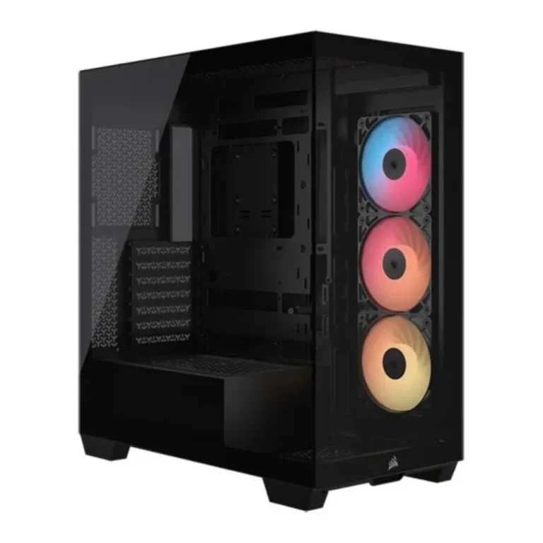 Corsair 3500X LX-R ARGB iCUE Link Tempered Glass Mid Tower PC Case – Black