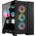 Corsair 6500D AIRFLOW Tempered Glass Mid-Tower Dual Chamber PC Case – Black
