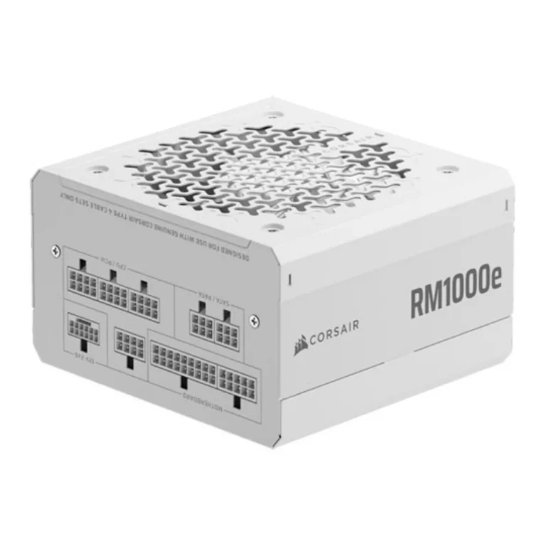 Corsair RMe Series™ RM1000e – Fully Modular Low-Noise ATX Power Supply – White (UK)