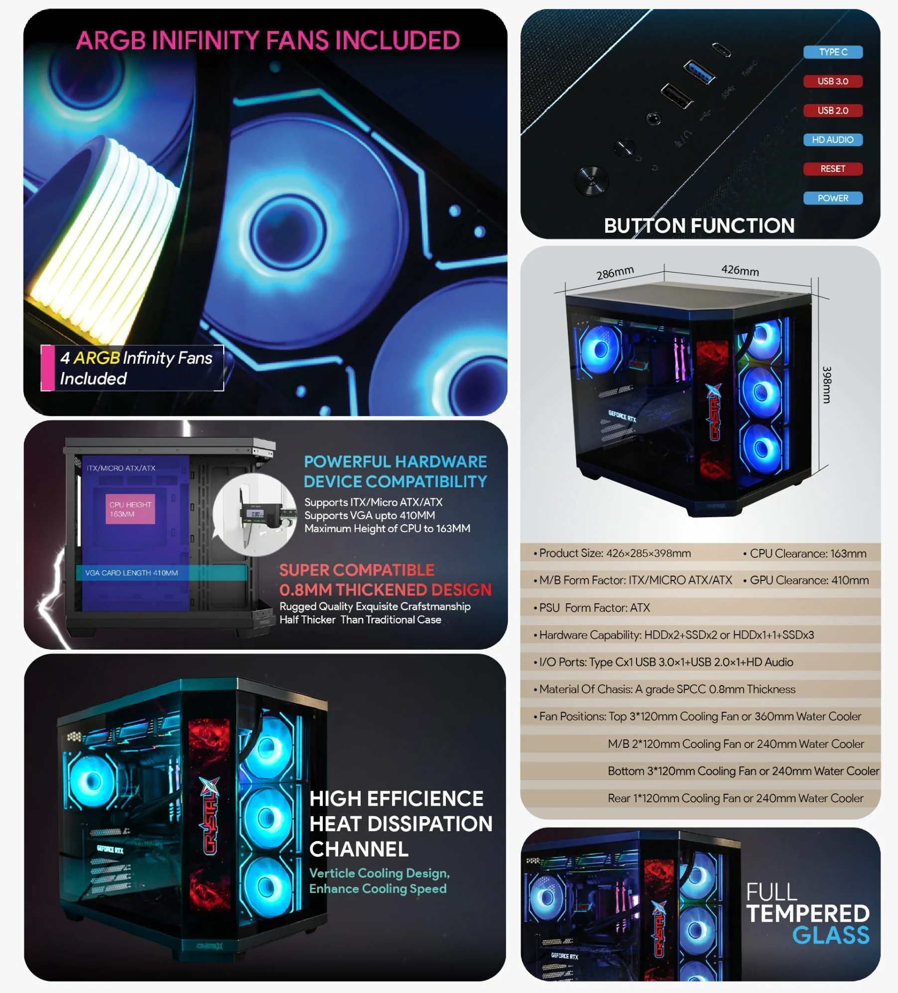 crystalx-coreview-v950b-l-atx-gaming-case-black-6 - MegaComputer.pk