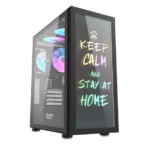 DarkFlash DK210 Graffiti ATX Gaming Case Black - Image 5