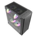 DarkFlash DK353 4 ARGB Fans Gaming Case - Black - Image 7