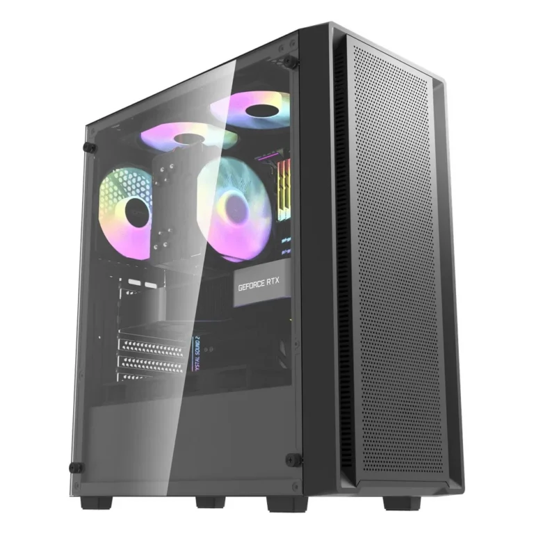 DarkFlash DK353 4 ARGB Fans Gaming Case – Black
