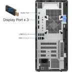 Dell OptiPlex 7020 Tower Plus Computer, Intel Core i7-14700, 8GB RAM, 512GB NVMe SSD, USB-C, DisplayPort, HDMI, Built in WiFi, Bluetooth, Black Desktop - Image 5