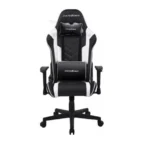 DXRacer Prince Series GC/LPF24LTC/NW Gaming Chair, 1D Armrests with Soft Surface, Black/White