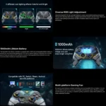 EasySMX X15 RGB Controller With Hall Trigger and Hall Joystick - Wukong
