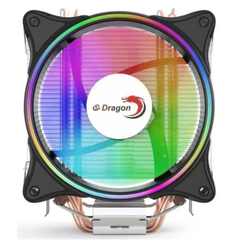 eDragon EDC-1512 Chillspike 4-Heatpipe Tower RGB CPU Cooler