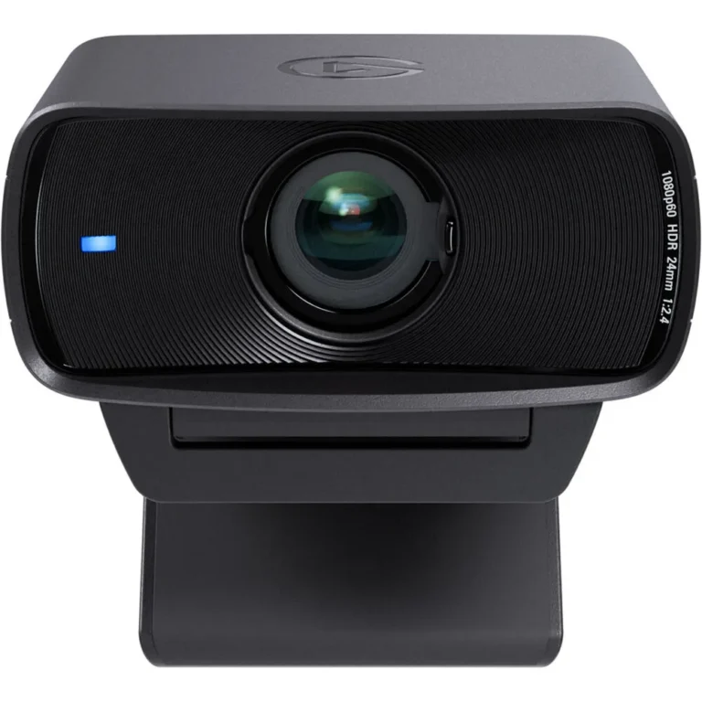 Elgato Facecam MK.2 1080p60 Webcam Fixed Focus 84° Field Of View USB-C HDR Uncompressed Video Low Latency, Sony Starvis Cmos Sensor 1/2.5″ For Meetings And Streaming Sessions