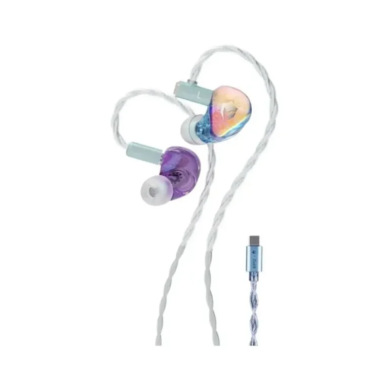 EPZ G30 In-Ear Monitor Gaming IEM Earphones – Type-C with Mic (Blue & Purple)