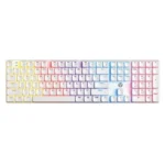 Fantech Atom Air108 RGB Low-Profile Mechanical Gaming Keyboard Detachable USB-C ABS Keycaps Anti-Ghosting 26 Keys White