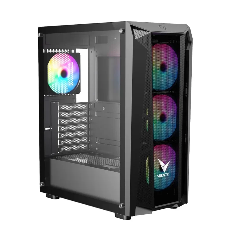 FSP VG15FE Gaming Chassis with 550W 80 Plus Bronze Power Supply and 4 RGB Fans