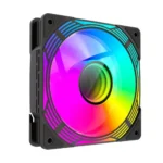 GameMax FN12A-C8I B 120mm ARGB Fan High-Performance Quiet Cooling – Black
