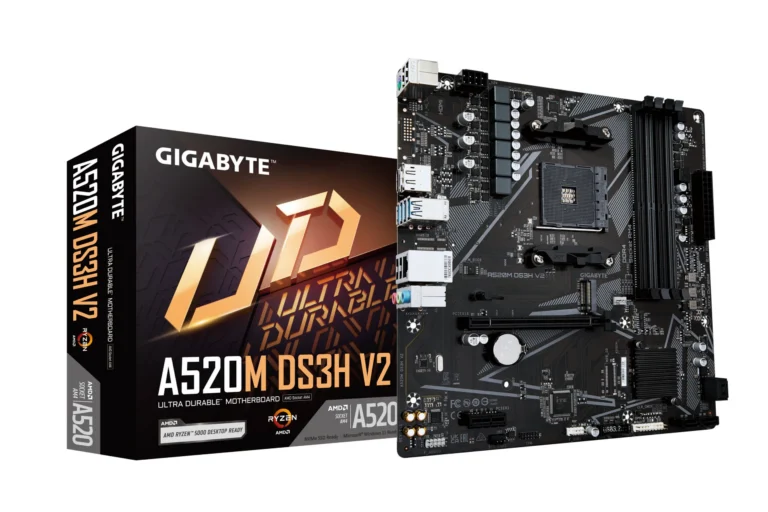 Gigabyte A520M DS3H V2 AMD AM4 DDR4 MicroATX Motherboard