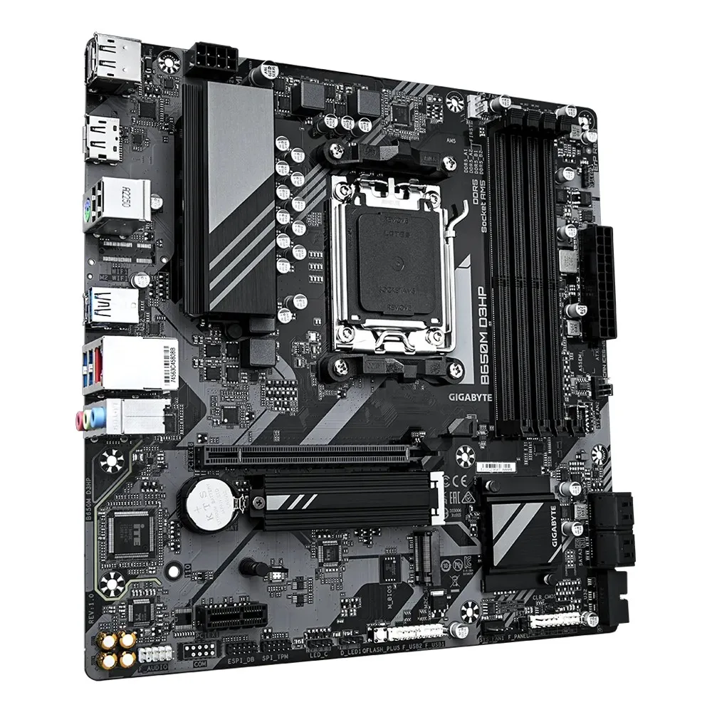gigabyte-b650m-d3hp-ddr5-amd-am5-microatx-motherboard-2 GIGABYTE B650M D3HP DDR5 AMD AM5 microATX Motherboard - Image 1
