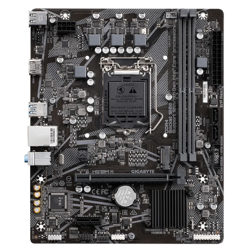 Gigabyte H510M K Intel LGA1200 DDR4 MicroATX Motherboard