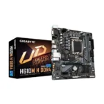 Gigabyte H610M H Intel® H610 Motherboard with 6+1+1 Hybrid Phases Digital VRM Design, PCIe 4.0* Design, Gen3 x4 M.2 , Intel® GbE with cFosSpeed , Anti-Sulfur Resistor,  Smart Fan 6 – With 12th GEN Processor