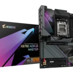 Gigabyte X870E Aorus Master AMD AM5 LGA 1718 Motherboard, ATX, DDR5, 4X M.2, PCIe 5.0, USB4, WIFI7, 5GbE LAN, EZ-Latch