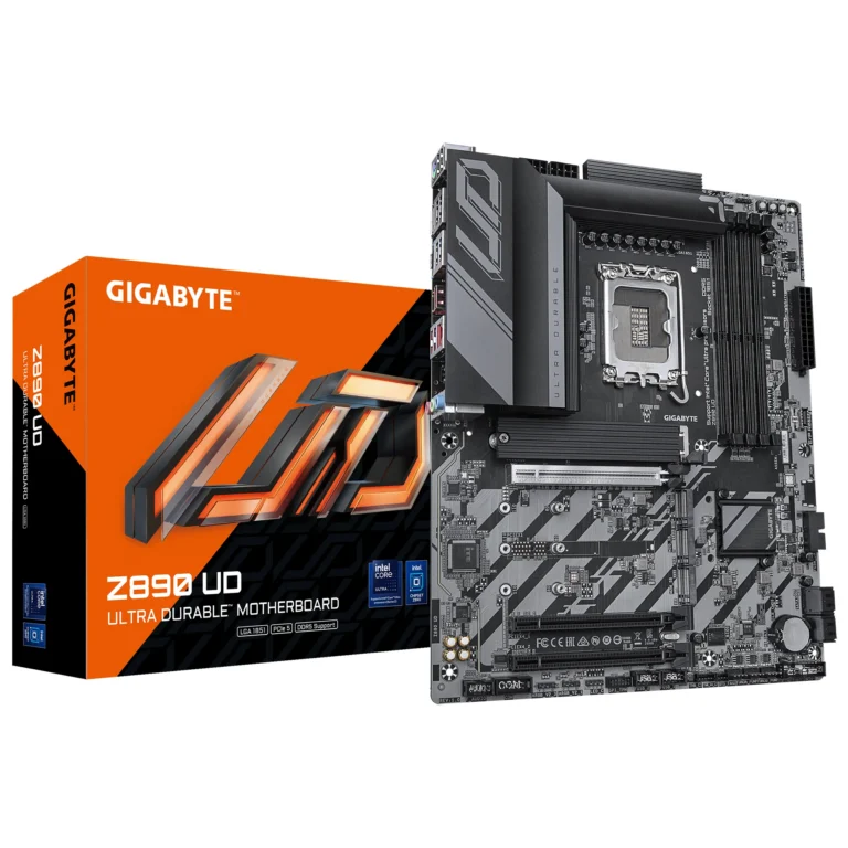 Gigabyte Z890 UD Intel LGA1851 AI Perfdrive, 4* DDR5 with XMP, PCIe Motherboard