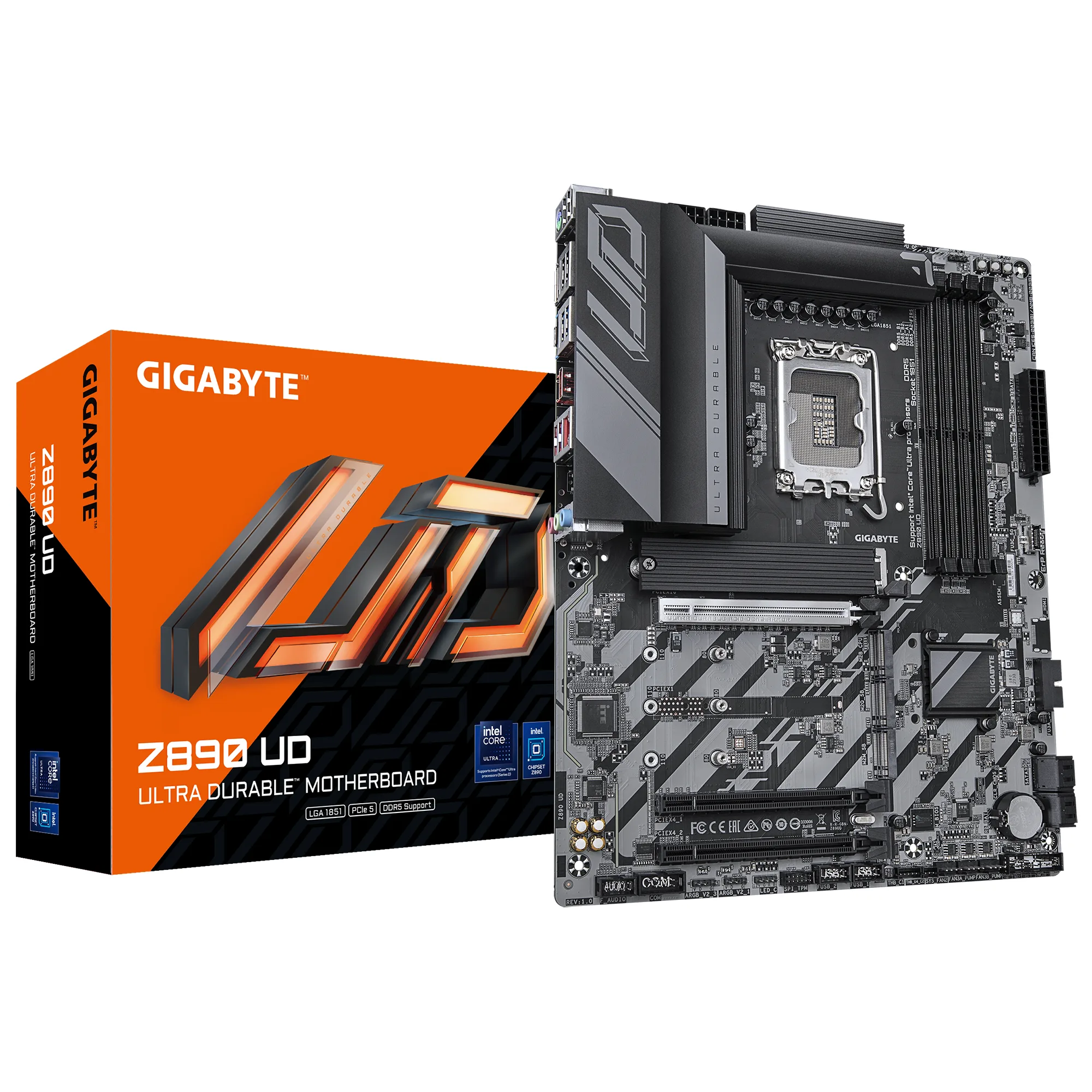 gigabyte-z890-ud - MegaComputer.pk Gigabyte Z890 UD Intel LGA1851 AI Perfdrive, 4* DDR5 with XMP, PCIe Motherboard