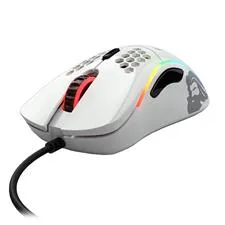 Glorious Model D (Glossy White) Extreme Lightweight Ergonomic Gaming Mouse 69G