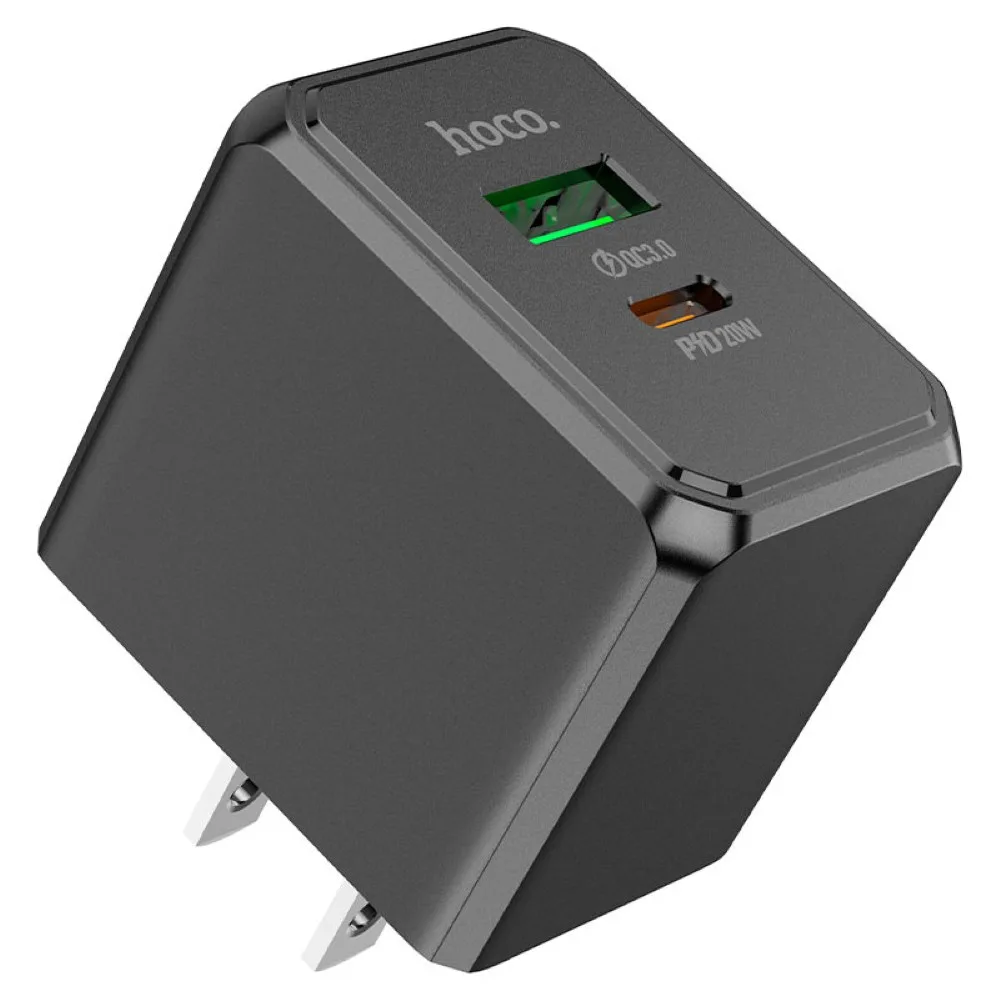 hoco-cs14-ocean-pd20w-qc3-0-us-charger - MegaComputer.pk HOCO CS14 Ocean PD20W + QC3.0 US Charger