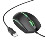 hoco-gm37-wonderful-gaming-luminous-wired-mouse-black-2 - MegaComputer.pk