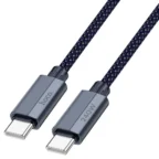 hoco-u134-primero-pd-240w-fast-charge-cable-type-c-to-type-c-1 - MegaComputer.pk HOCO U134 Primero PD 240W Fast Charge Cable Type-C to Type-C – Dark Blue