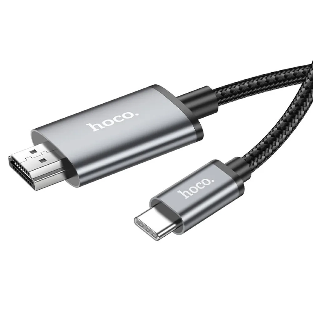 hoco-ua27-type-c-to-hdmi-4k-adapter-cable HOCO UA27 Type-C to HDMI 4K Adapter Cable