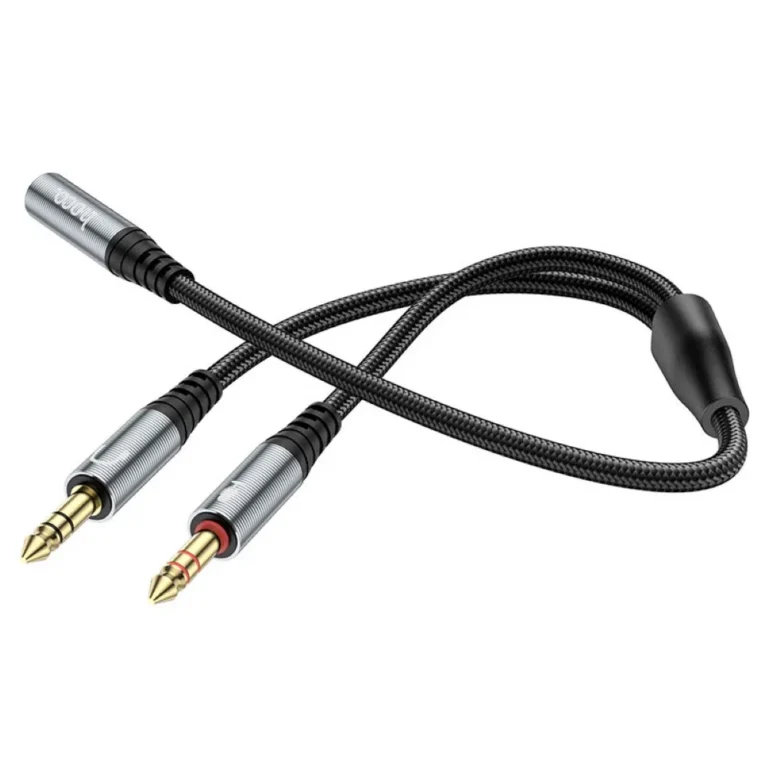 HOCO UPA21 2-in-1 3.5 Headset Audio Adapter Cable (Female to 2x Male)