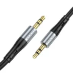 HOCO UPA22 AUX Silicone Audio Cable (1M) – Black