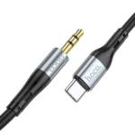 HOCO UPA22 Type-C Silicone Digital Audio Conversion Cable – Black