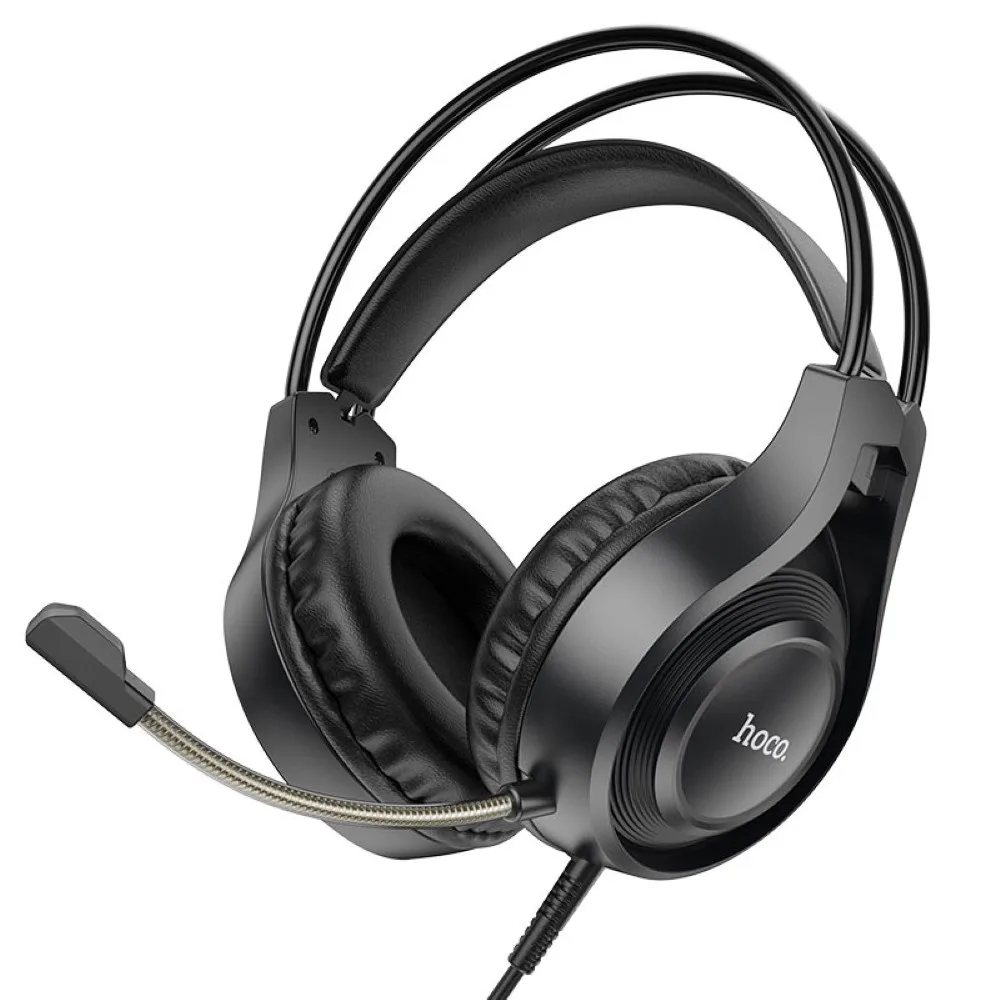 hoco-w106-tiger-gaming-wired-3-5mm-jack-headset-black-1 HOCO W106 Tiger Gaming Wired 3.5mm Jack Headset – Black