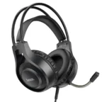 HOCO W106 Tiger Gaming Wired 3.5mm Jack Headset - Black - Image 2