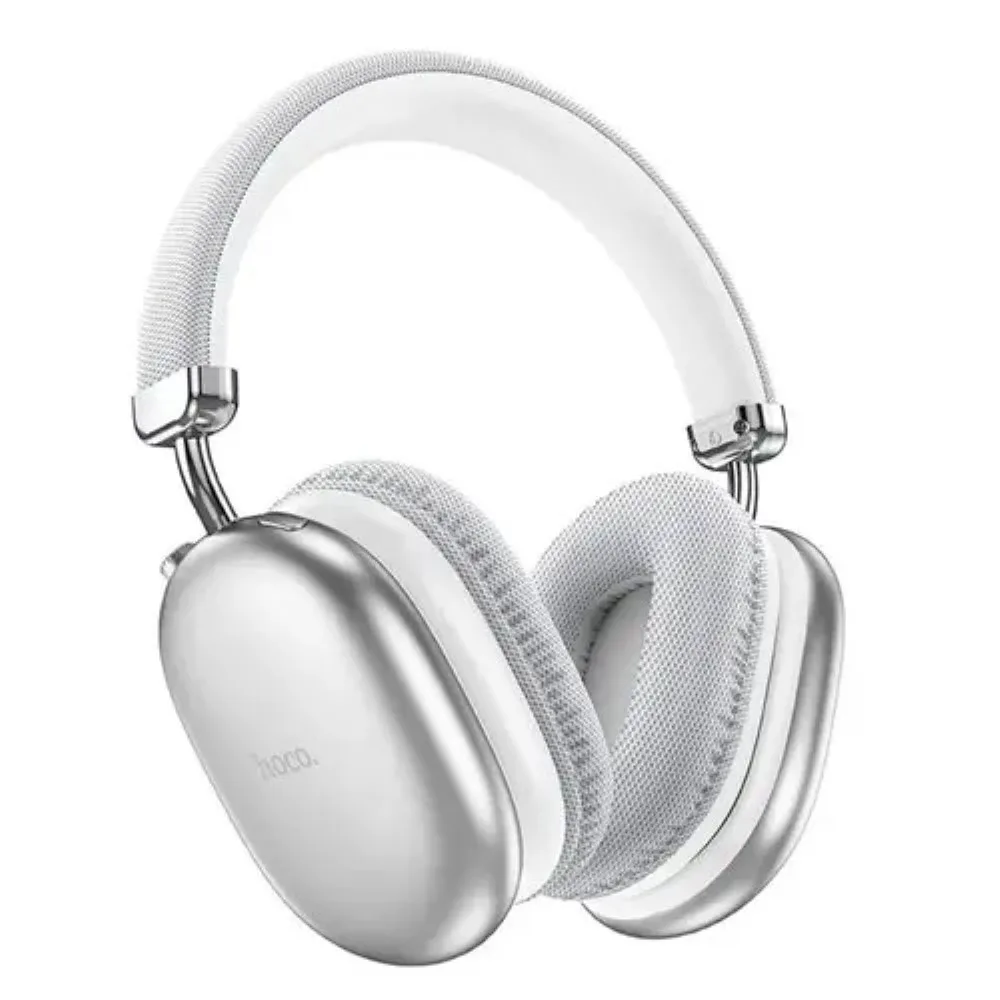 hoco-w35-max-auspicious-anc-noise-reduction-bt-headphones-si - MegaComputer.pk HOCO W35 Max Auspicious ANC Noise Reduction BT Headphones – Silver