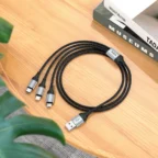 hoco-x102-fresh-3-in-1-charging-data-cable-ip-micro-type-c-5 - MegaComputer.pk