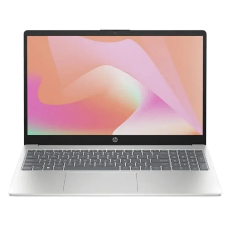 HP 15-FD0558NIA Laptop, Intel Core i7-1355U, 8GB DDR4 3200MHz, 512GB PCIe NVMe SSD, Intel Iris Xe Graphics, 15.6″ FHD Anti-Glare Display, Backlit Keyboard, Natural Silver
