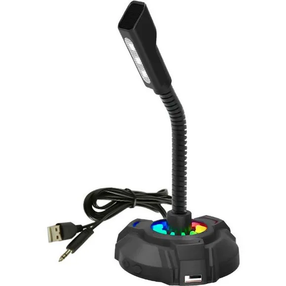 HP DHP-1100C Desktop Microphone – RGB Light Effect – Desktop LED Light