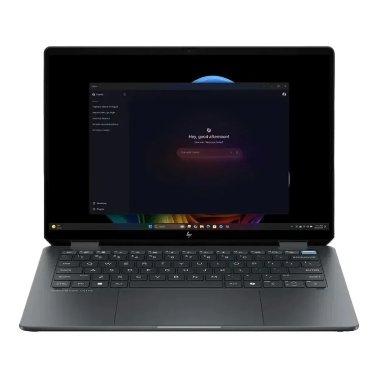 HP OmniBook Ultra Flip 14 FH0068TU Intel Core Ultra 7 258v 32GB 1TB SSD 14″ 3K OLED Touchscreen x360 Display Fingerprint Reader Backlit KB Win11 Eclipse Gray