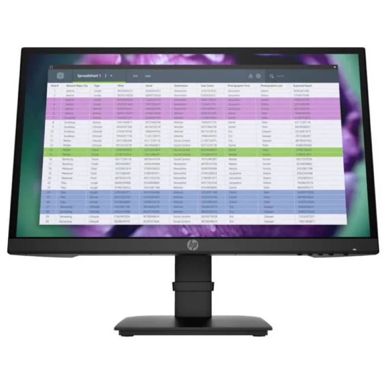 HP P22 G4 21.5-Inch FHD IPS 75hz Monitor | 1920×1080 | HDMI, DisplayPort, VGA | Original Stand (Used)