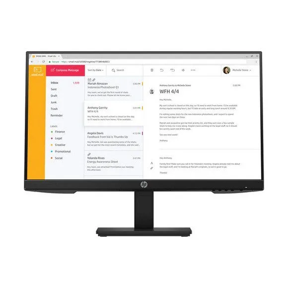 HP P24h G4 24inch 23.8inch Full IPS Dual Speakers Monitor (Used)
