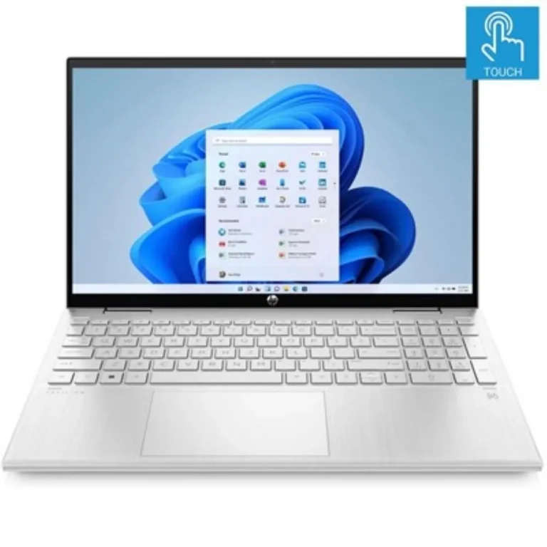 HP Pavilio 15-ER1051CL Laptop – Intel Core i5-1235U – 12GB DDR4 – 512GB SSD – Intel Graphics – 15.6″ FHD x360 Touchscreen – Windows 11